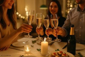 シャンパン1本で何人分？ホームパーティーで失敗しない量と本数の目安