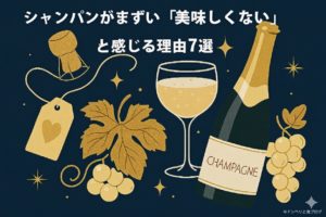 シャンパンが「まずい」「美味しくない」理由7選｜苦手な人でも失敗しにくい1本の選び方